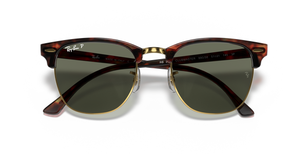 Anteojos de Sol Ray-Ban Clubmaster 3016 990/58, 55 Polarizado